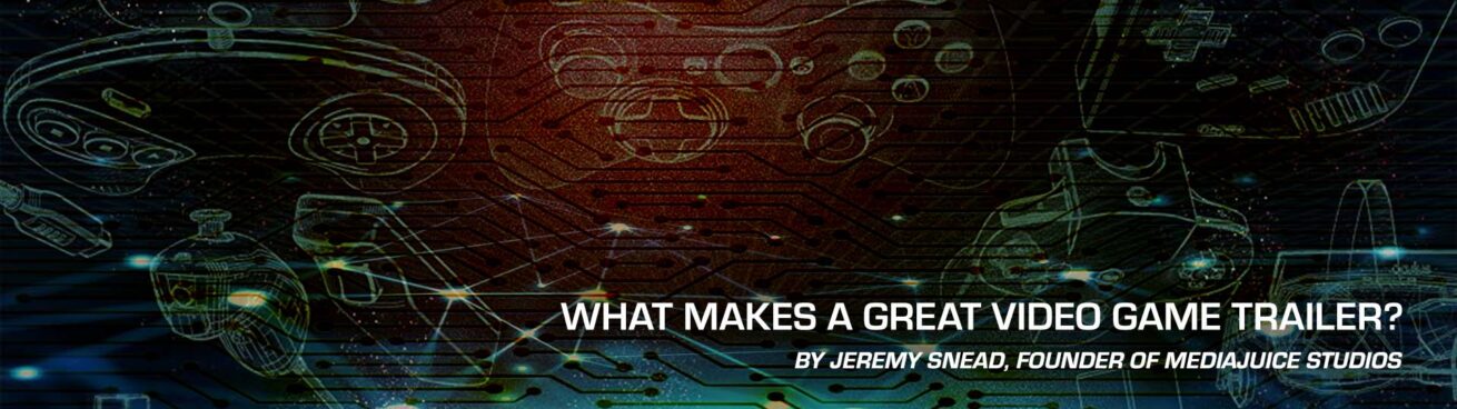 What makes a good video game trailer banner.